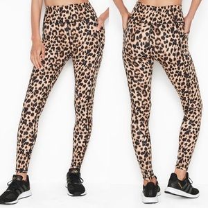 Victoria Secret Leopard Leggings Size 8 Regular